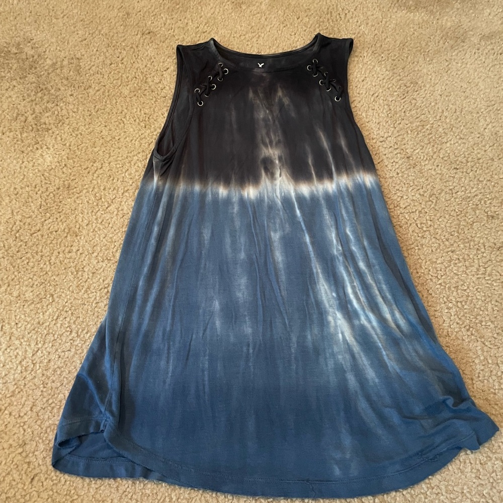 American Eagle Outfitters Navy Tank Top